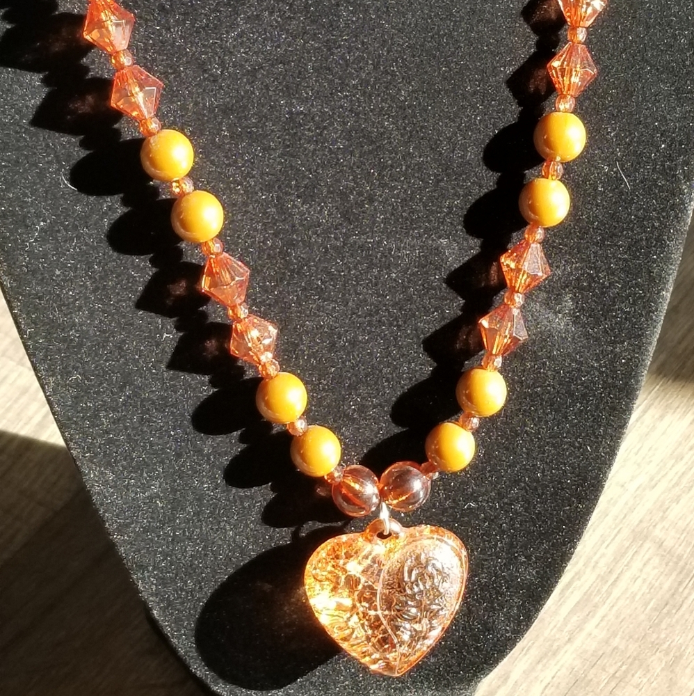 Beautiful Necklace with a Heart